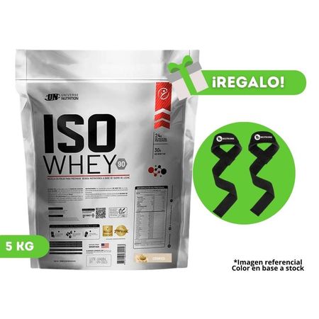 Proteína Iso Whey 5 Kg Cookies Un  + Straps de regalo