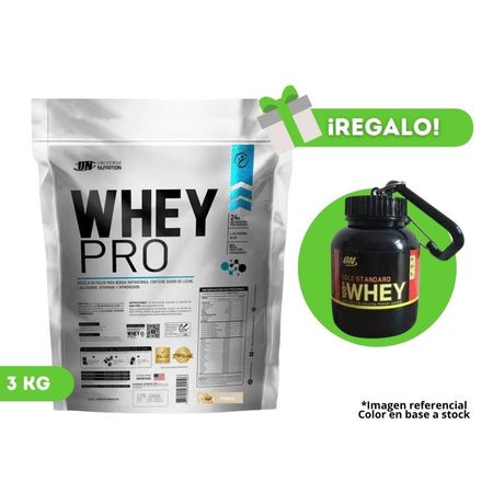 Proteína Whey Pro 3 Kg Cookies Un  + Portaproteína de regalo