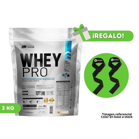 Proteína Whey Pro 3 Kg Cookies Un  + Straps de regalo