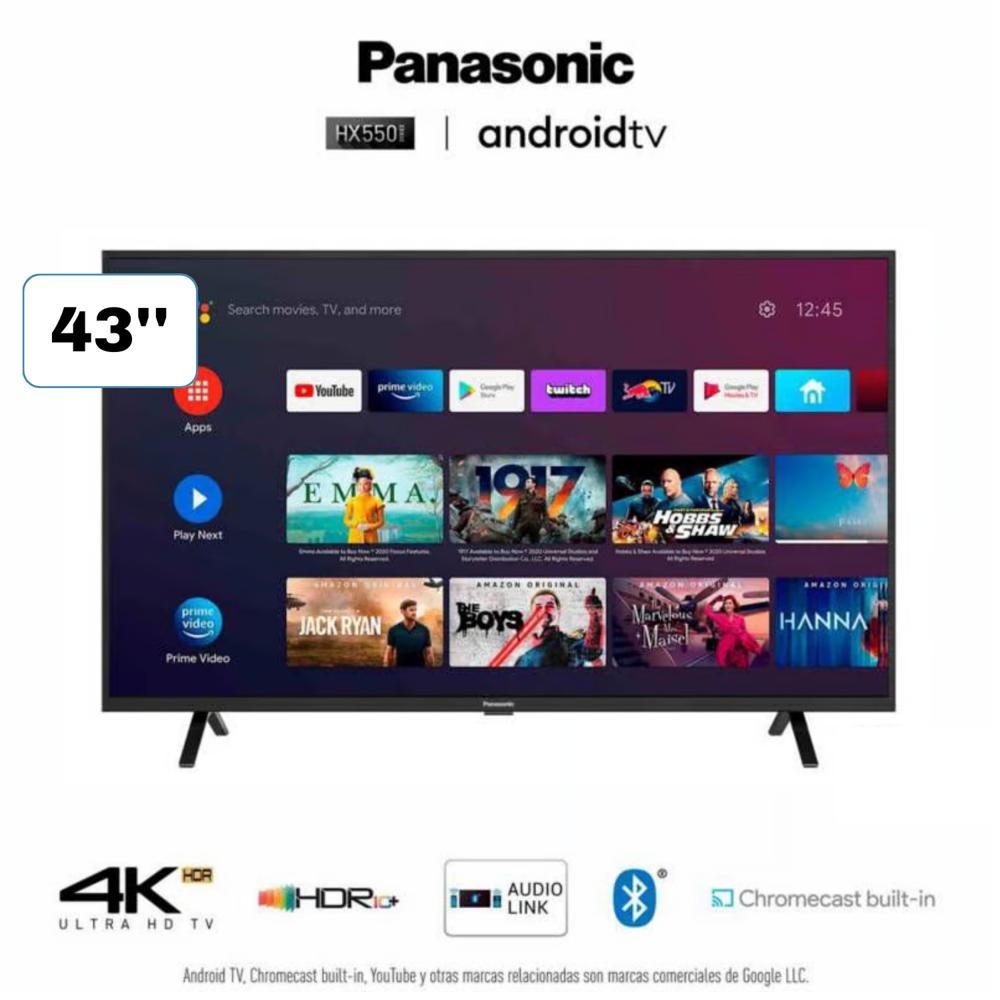 TELEVISOR PANASONIC 43'' TC-43HX550P LED 4K UHD