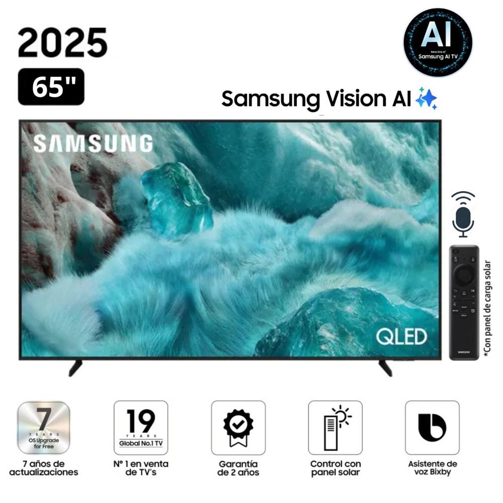 Televisor Samsung QLED 65"" Visión AI Smart TV QN65Q7FAAGXPE
