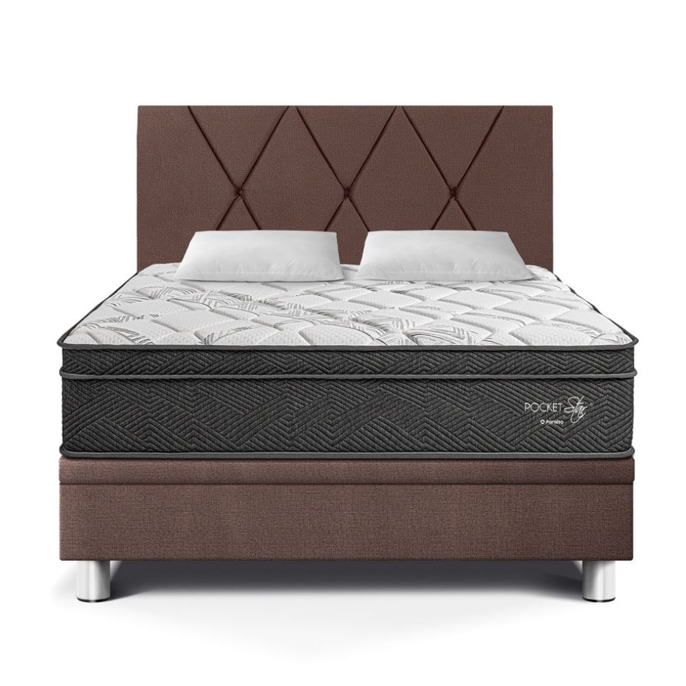 Dormitorio Boxet Paraíso Pocket Star 2 Plazas Chocolate