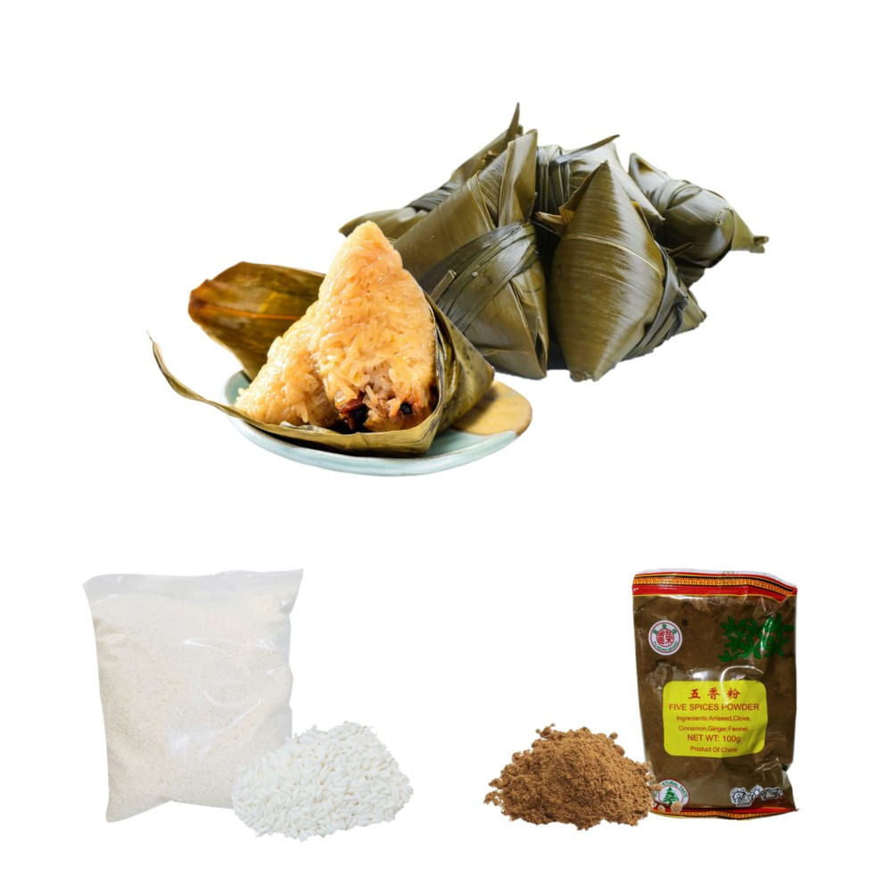 Pack Asiatico 2u Sazonador 5 Especias y Arroz Sticky Glutinoso