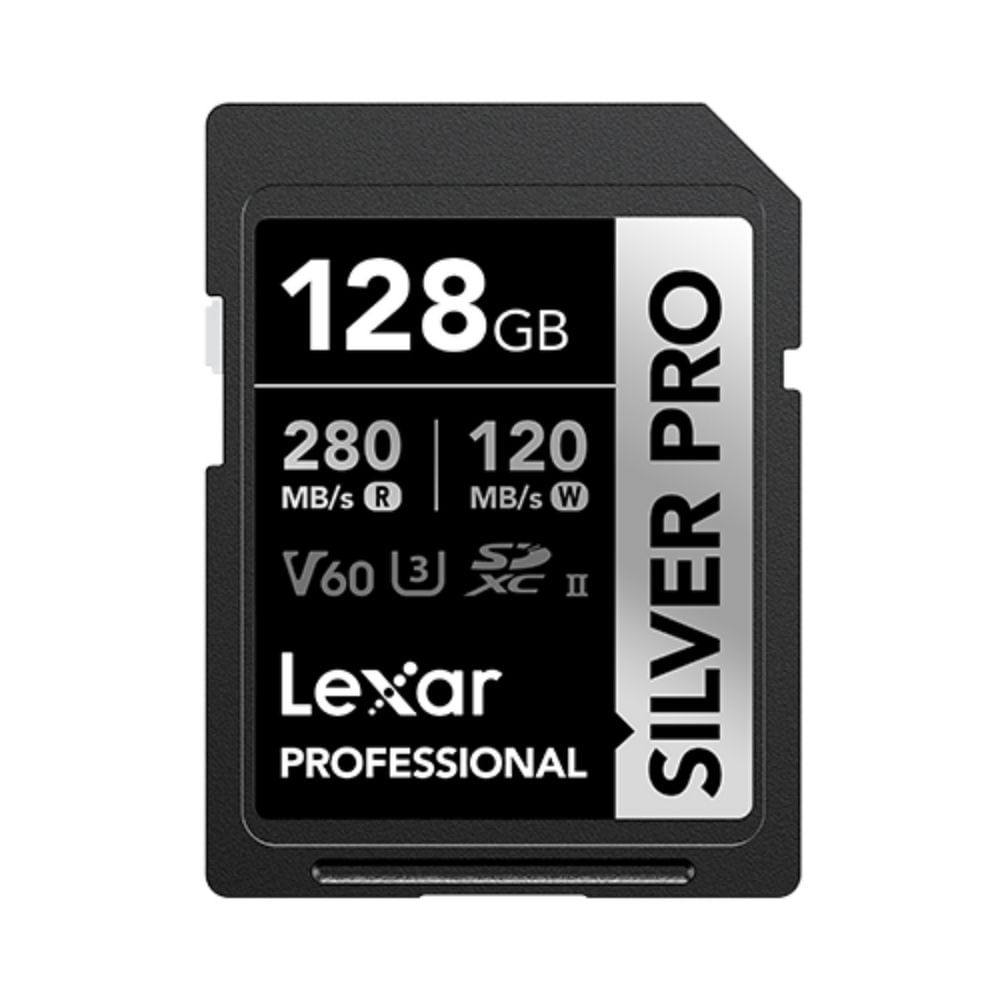 Memoria SDXC UHS-II Lexar Professional SILVER PRO 128GB - W:120MB/s -R:280MB/s