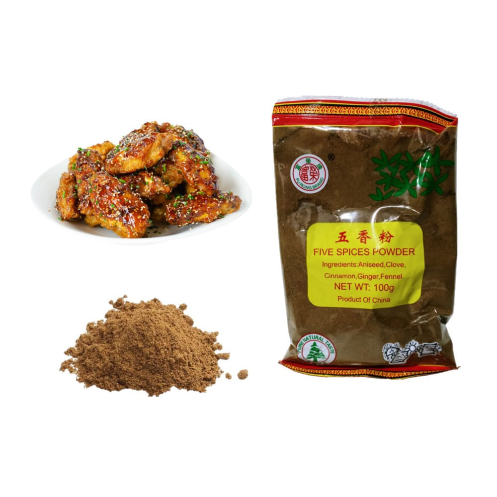 Sazonador 5 especias en Polvo 1kg Fu Rong - Semilla de Anis, Clavo, Canela, Kion, Hinojo