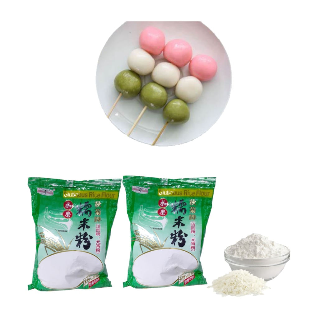 Pack 2u Harina De Arroz Glutinoso 2u de 400gr