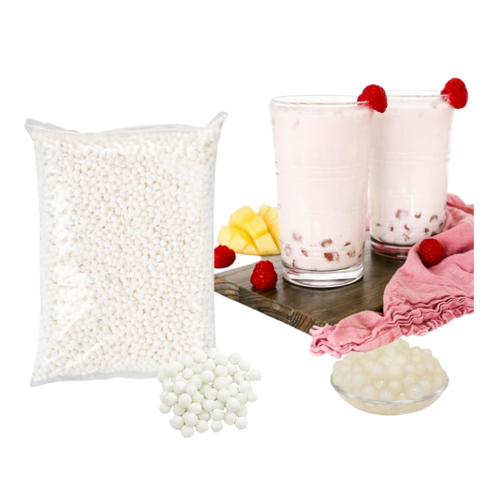Perlas de Almidon de Tapioca Blanco 400gr