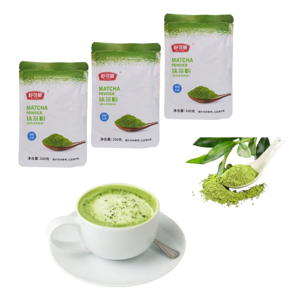 Pack 3u Te Matcha En Polvo 100gr