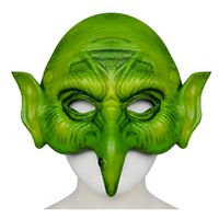 Máscara Antifaz Duende Verde Cosplay Halloween