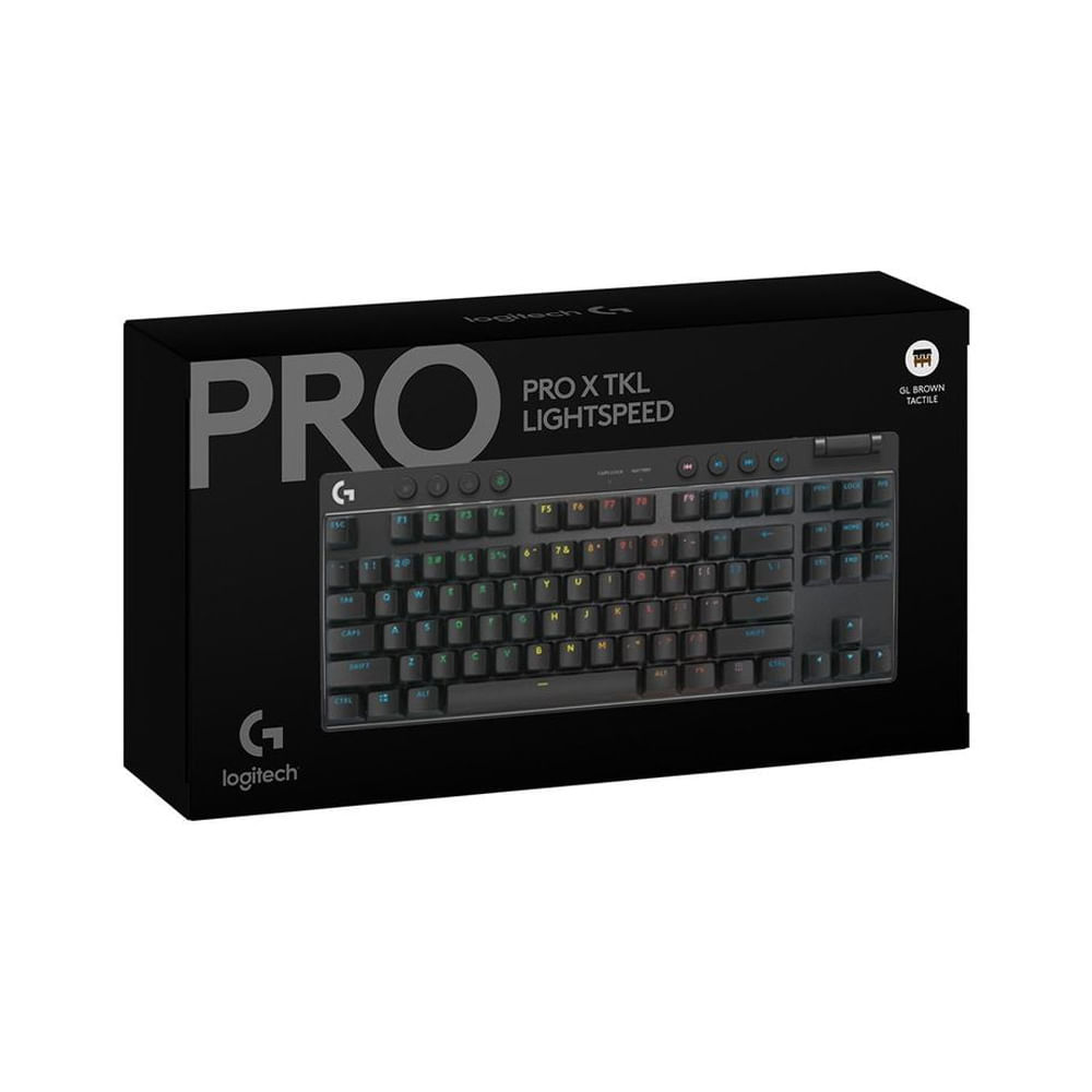 Teclado Logitech PRO X TKL LIGHTSPEED NEGRO