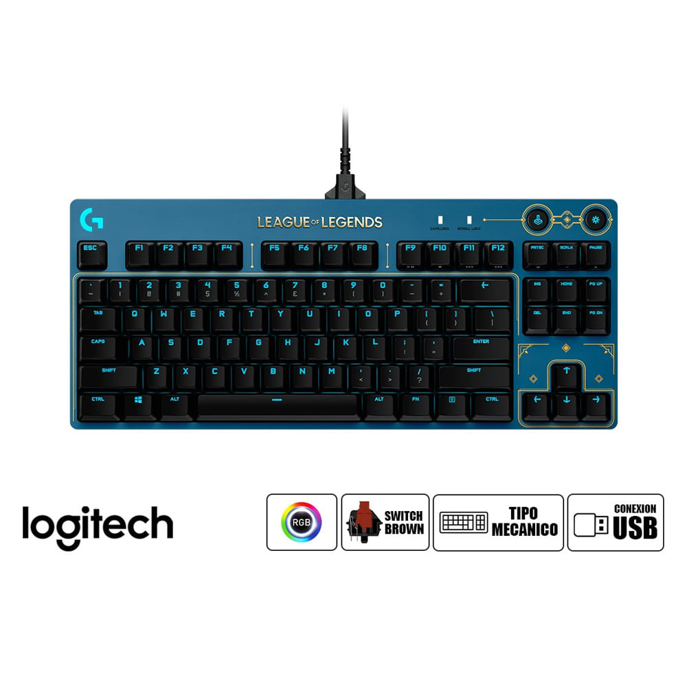Teclado Logitech PRO LOL