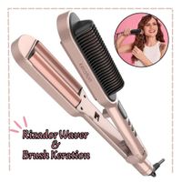 Rizador GAMA Waver Y Brush Keration
