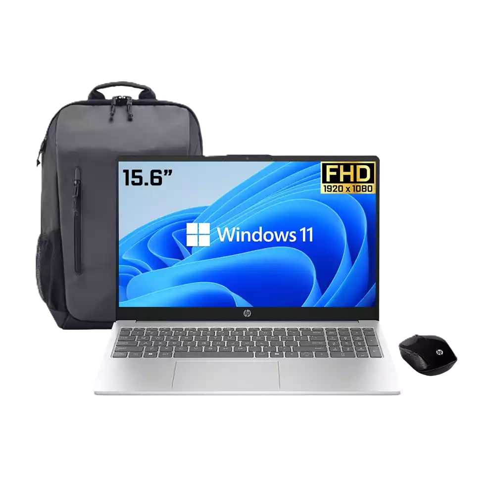 Laptop HP 15-fd0253la+mochila+mouse 15.6 Intel Core i5 512GB SSD 8GB