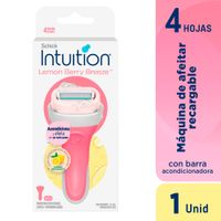 Máquina de Afeitar SCHICK 4 Hojas Intuition Sensitive Paquete 1un