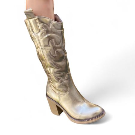 Bota Mujer Texana Eagle 1299 5C-95 Color Dorado Talla 39