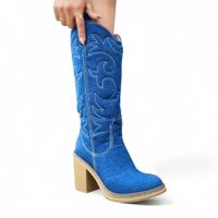 Bota Mujer Texana Eagle 1299 5C-95 Color Celeste
