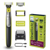 Rasuradora Afeitadora Philips One Blade 360° QP2834 - 7 Piezas