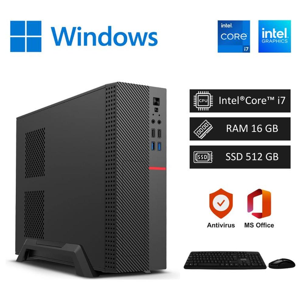 Computadora PC Intel Core i7 3´80GHz 16GB RAM - SSD 512GB