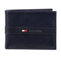 Billetera TOMMY HILFIGER Cuero Delgada Azul Navy