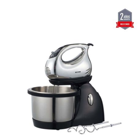 Batidora Eléctrica Pedestal Inox Rec-Inbeac100 C/Pedestal 4-Aspa Plateado