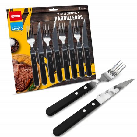 Set de Cubiertos Parrilleros 8 pzas.