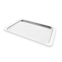 Azafate Abrillantado Aluminio 55x40cm