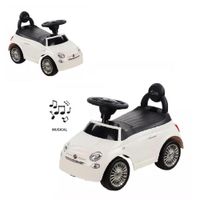 Correpasillos Coche Fiat 500 - Blanco