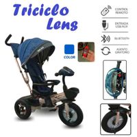 Tricico Guiador Bluetooth USB Lens -Azul