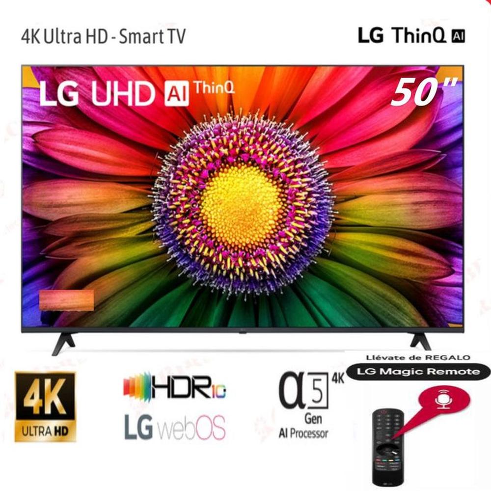 Led 50 Pulgadas UHD 4K Control de Voz Magic Remoto Smart TV 50UT801CO