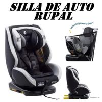 Silla de Auto Giratorio sistema ISOFIX Rupal -Negro