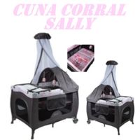 Nueva Cuna Corral Sally Con Cambiador 716-4 -Rosa