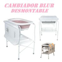 Bañera Cambiador y Organizador Desmontable con Drenaje Blur