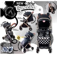 Nuevo Coche Maleta Reversible Grecia -Negro
