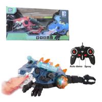 Robot Dinosaurio Smoking a Bateria Recargable -Azul