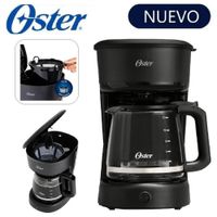 Cafetera Oster 12tz de filtro reutilizable BVSTDCS121B -Negra