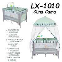 Nueva Cuna Casa Para Bebe Lx-1010-Verde