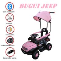Nuevo Bugui Jeep Musical Bluetooth -Rosa