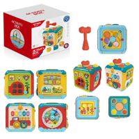 Nuevo Cubo didáctico 6 en 1 musical Huanger