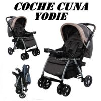 Nuevo Coche Cuna Mango Reversible Yodie -Negro