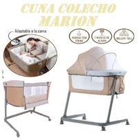 Nueva Cuna colecho para bebe con Mosquitero Marion Beige