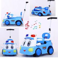 Correpasillo a Bateria Police Musical con Guiador EW-109 -Az