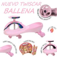 Nuevo Twiscar Musical y Luces Bluetooth Ballena -Capibara