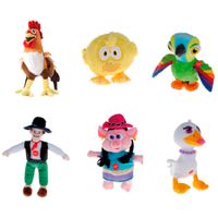 Peluche Musical LA GRANJA de ZENON 20cm (Modelos Aleatorios)