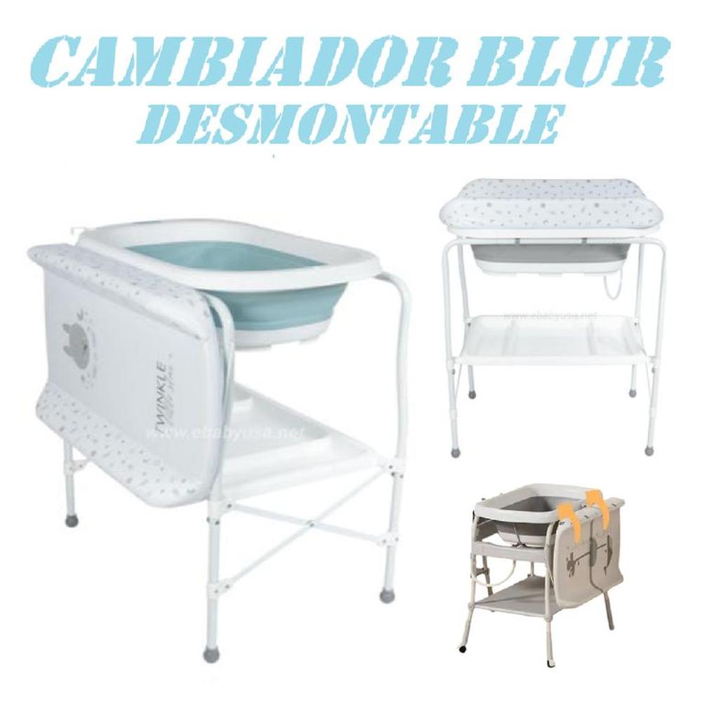 Cambiador Desmontable Mangera de Drenaje Blur-Azul