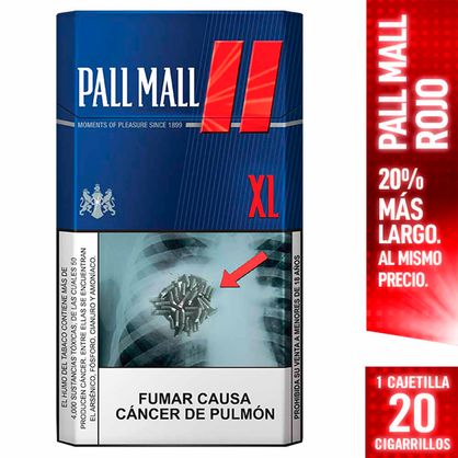 Cigarro Pall Mall Click On Xl Caja X 10 Und - | Cada Vez Más Cerca