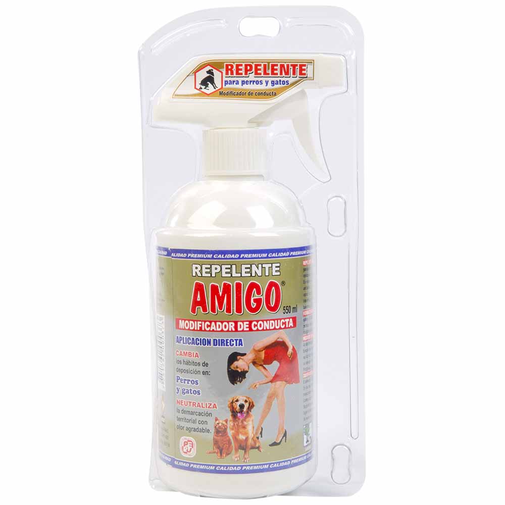 Repelente para Mascotas AMIGO Frasco 550ml