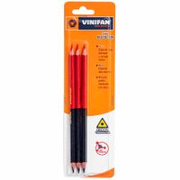 Lápices VINIFAN Bicolor Blíster 3un