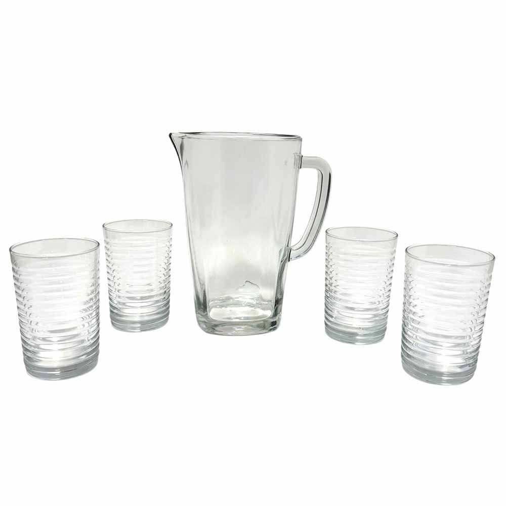 Set CRISTAR Jarra 5pzas Rayas 9850El