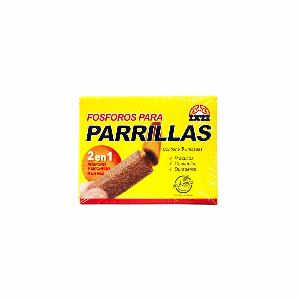 Fósforos para Parrillera INTI Caja 5un