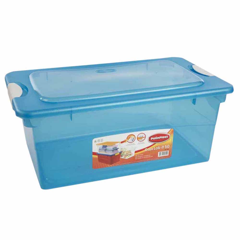 Caja Plástica Polinplast 50 Lok It